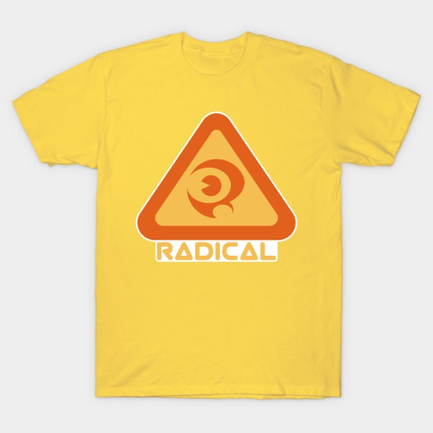 Reggie Radical Grinder Logo T-Shirt by RebelTaxi